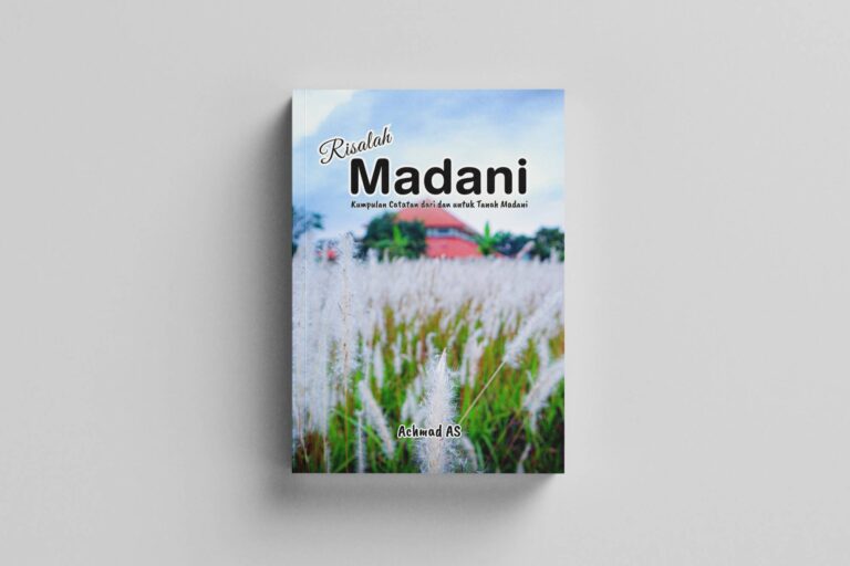 Mockup Cover Buku Risalah Madani Depan